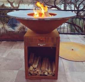 corten barbecue grill