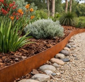 outdoor metal edging