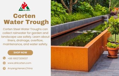 Corten Steel Water Trough