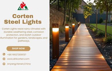 Corten Steel Lights