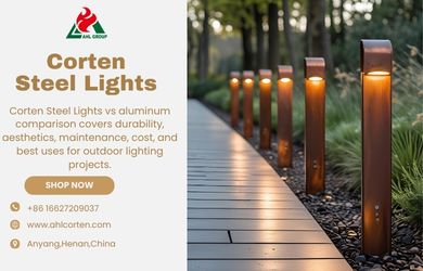 corten steel lights for sale