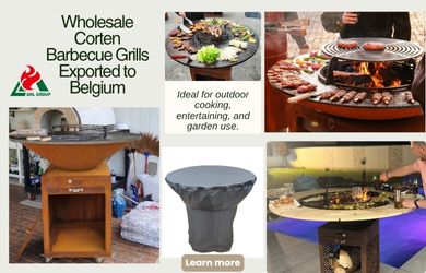corten steel bbq grill