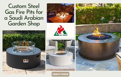 corten steel fire pits