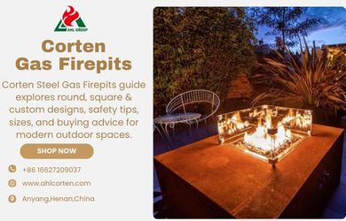 corten steel fire pit