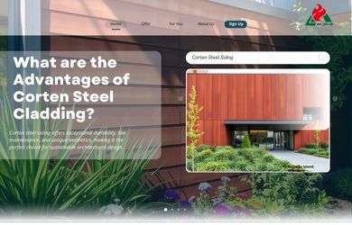 corten steel siding