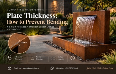Corten Steel Water Features