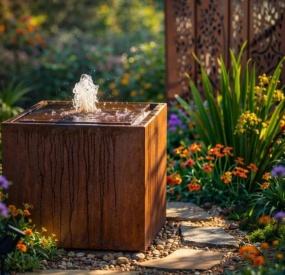 Corten Steel Water Table