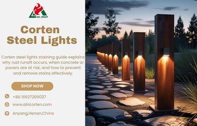 outdoor metal lights