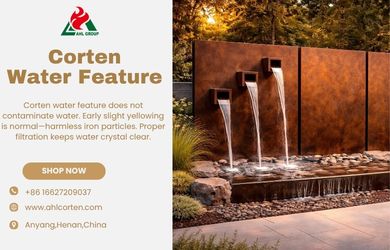 Corten Steel Water Features