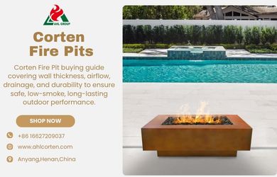 corten steel fire pit