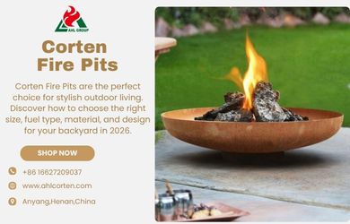 corten steel fire pit