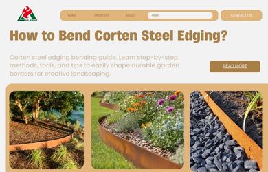corten steel edging