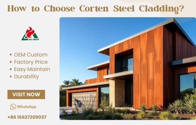 corten steel siding