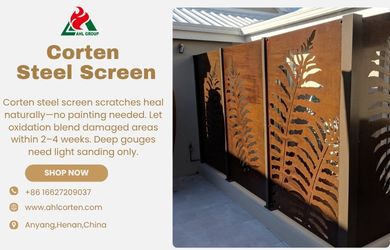 corten steelscreen
