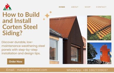 corten steel siding