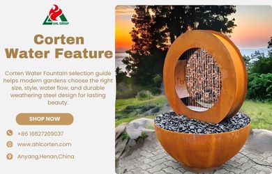 Corten Water Fountain