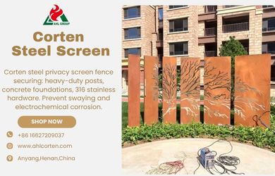corten steel screen for sale