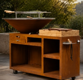 corten barbecue grill
