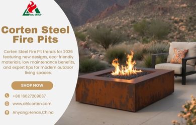 corten steel fire pit