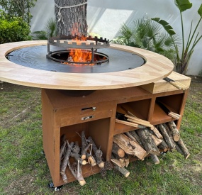 corten barbecue grill