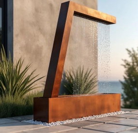 rain curtain water feature
