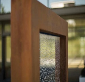 rain curtain water feature