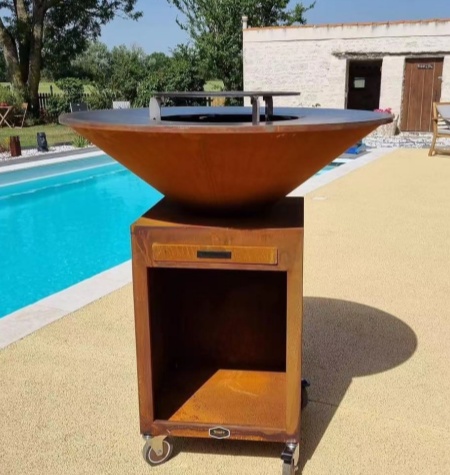 corten barbecue grill