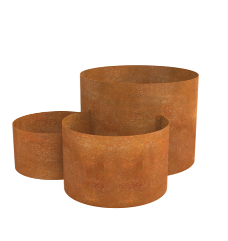 corten steel planter