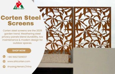 corten steel screens