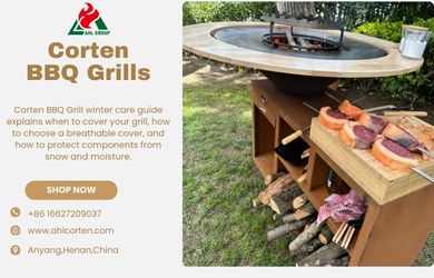 corten steel BBQ grill