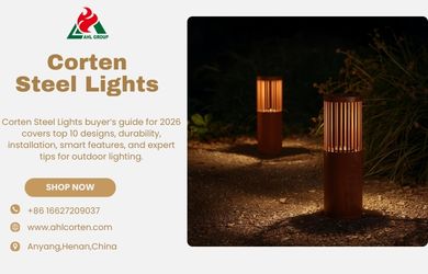 corten steel lights for sale
