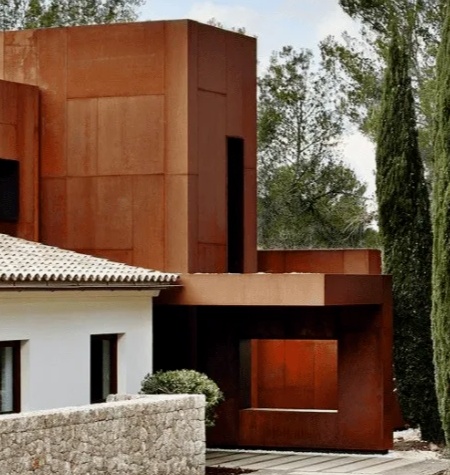 zogona corten zitsulo cladding