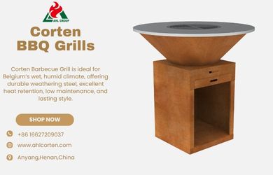 corten steel BBQ grill