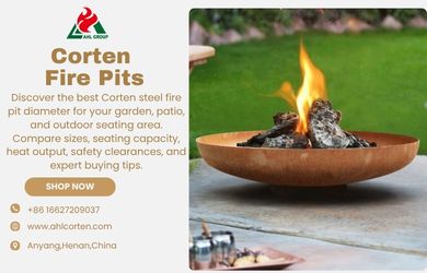 corten steel fire pit