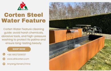 Corten Steel Water Features