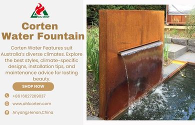 Corten Steel Water Features