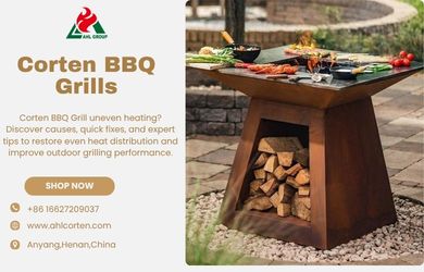 corten steel BBQ grills