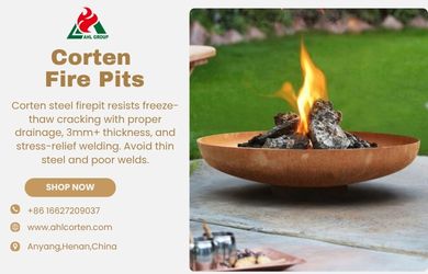 corten steel fire pit