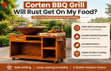 Corten BBQ grill