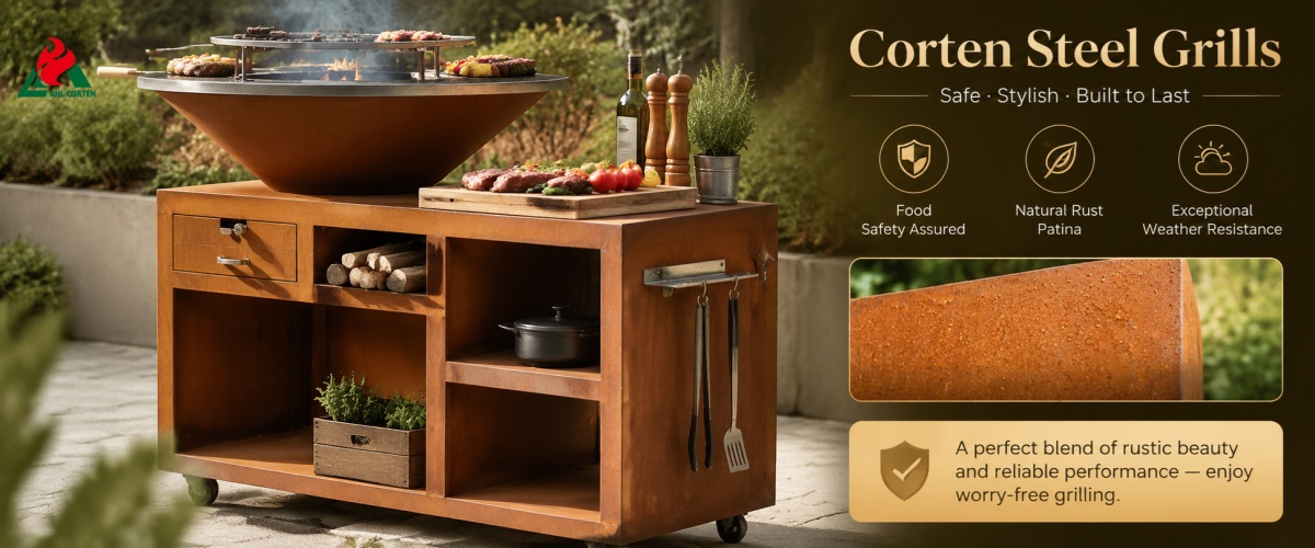 Corten BBQ Grill