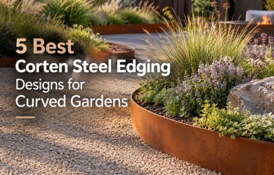 corten steel edging