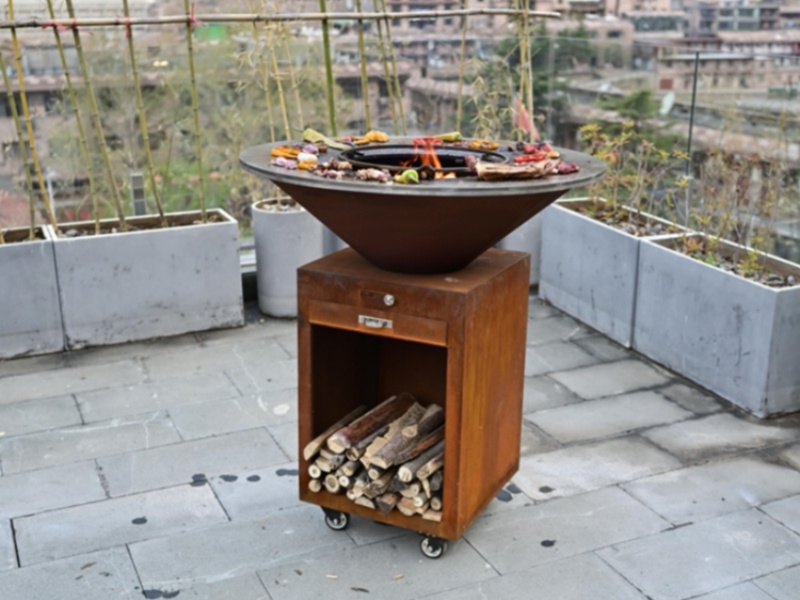 Corten Steel BBQ Grills