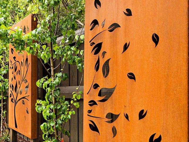 Corten Steel Decorative Screens