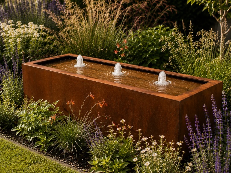 Corten Steel Water Features