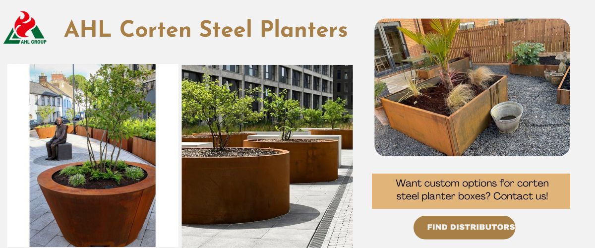 metal planter boxes