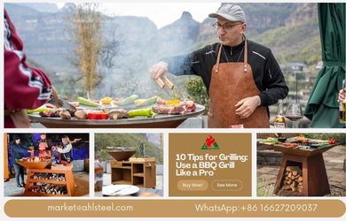 corten barbecue grill