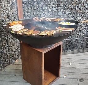 corten barbecue grill