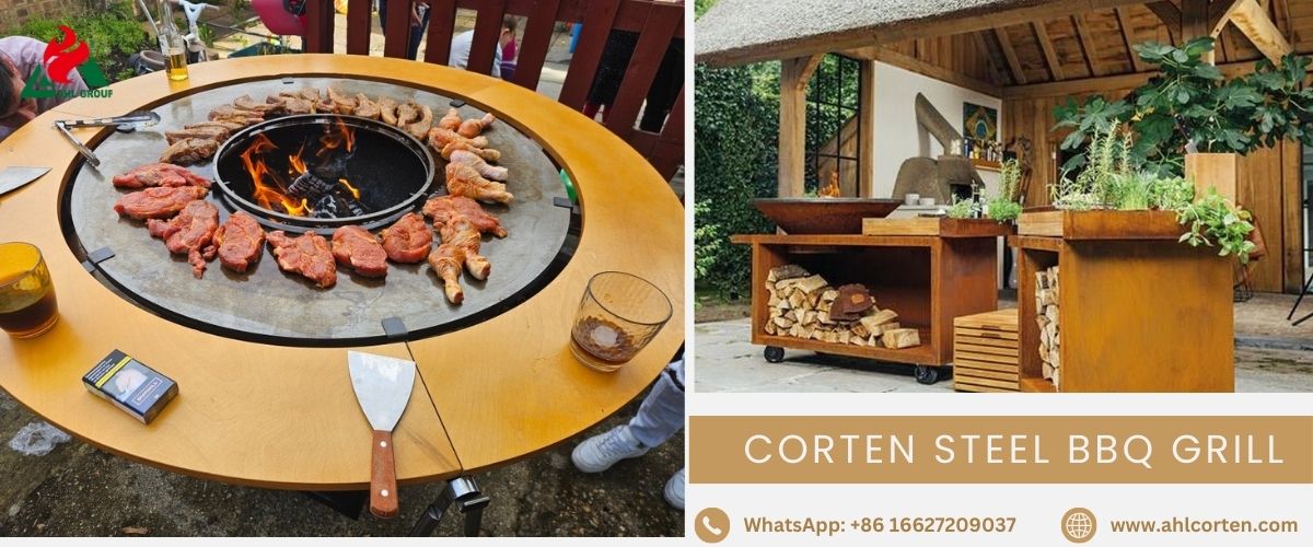 corten bbq grill for sale
