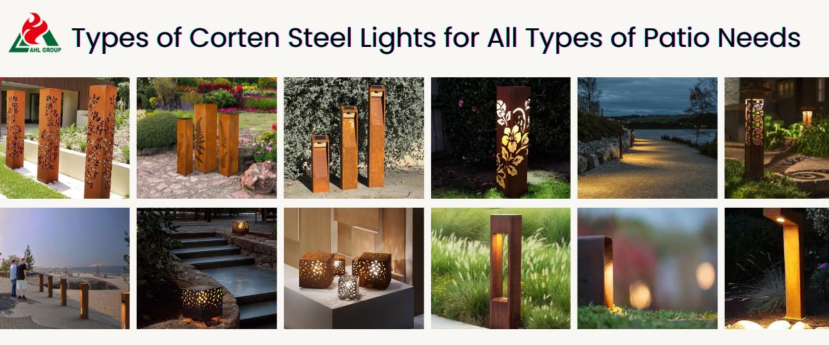 outdoor steel lights for sale