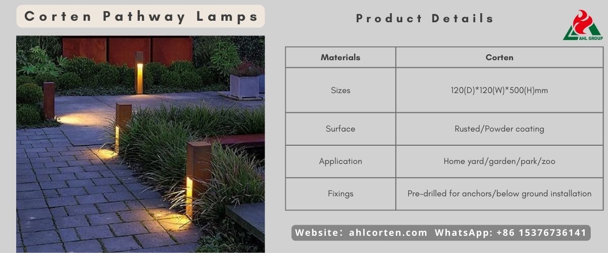 outdoor pathway lamps